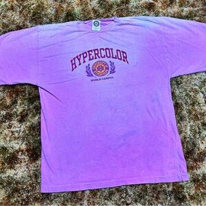 Hypercolor Purple Graphic T-Shirt